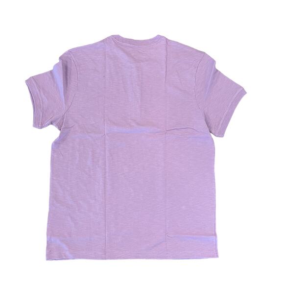 NWT J. Crew Men's Violet Mist Purple Short-Sleeve Slub Cotton Henley - Picture 2 of 9